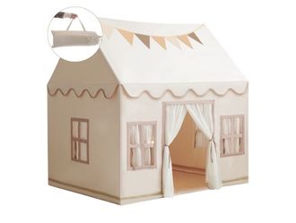 New!โจ Large kids playhouse play tent with pennant banners