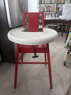 Highchair - Ikea Red