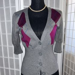 Sweater / Vest Barbie Pink & Grey (L)