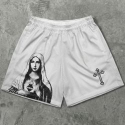 Nun Graphic Style Shorts