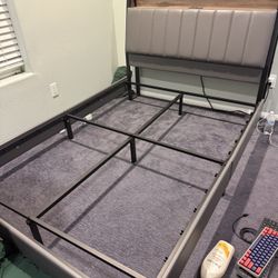 Full Size Bed Frame, Used For 4 Months