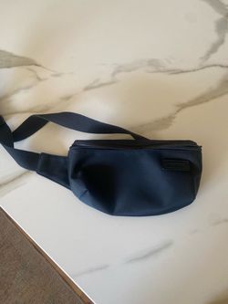 Black Nylon Belt Bag Fanny Pack