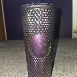 Iridescent Black Starbucks Tumbler