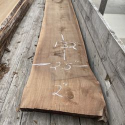 Walnut Live Edge Slabs Located In Lockport Illinois 