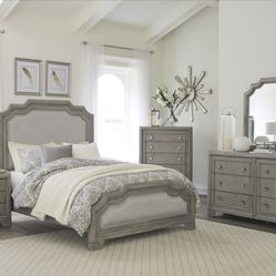 4-PCS Queen Size Bedroom Set In Offer ❤️ 
