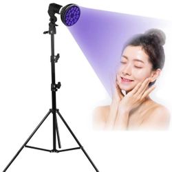 Tanning Lamp Thearpy Light for Home Use with Adjustable Stand Purple Light for Indoor Model: Various