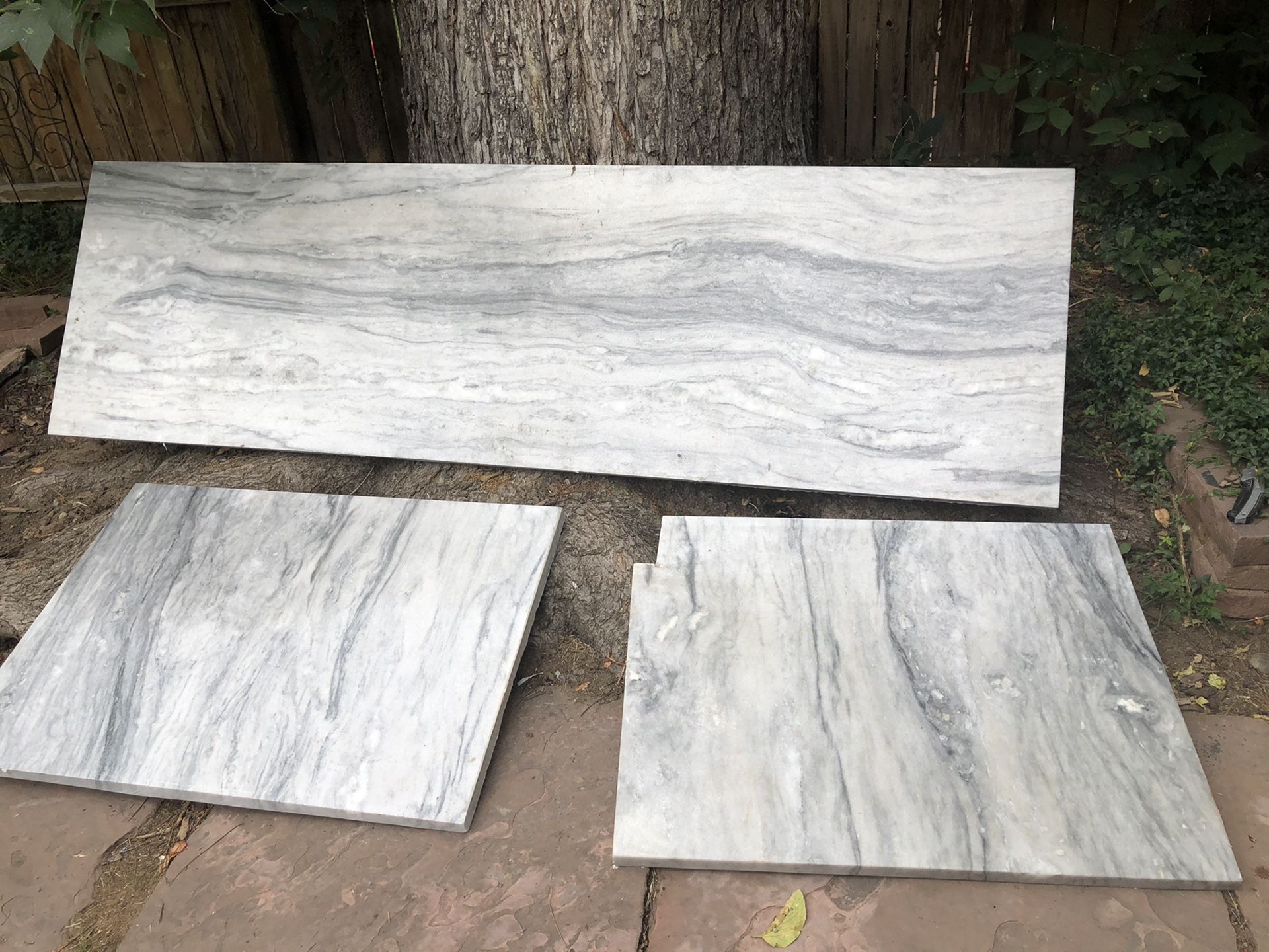 3 Quartz/marble countertop slabs