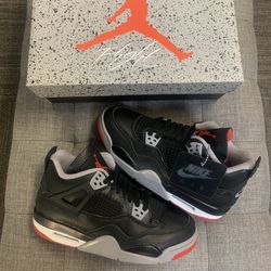 Jordan 4 Bred Reimagined - Size 6y