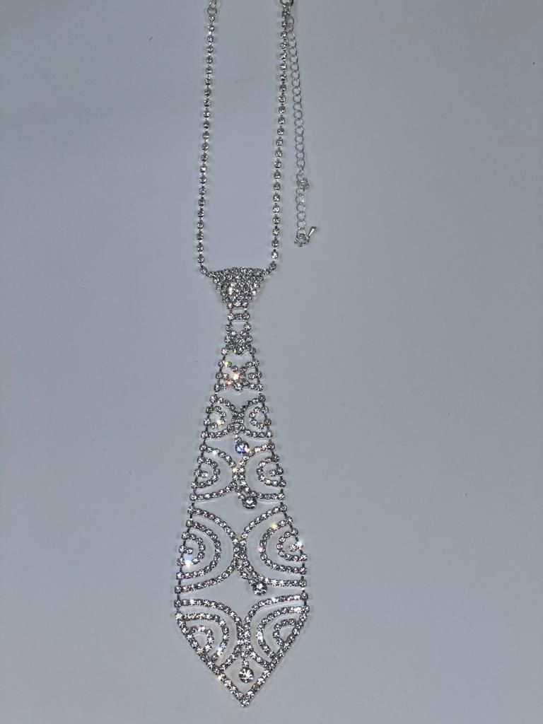 Jewel Stone Tie Choker