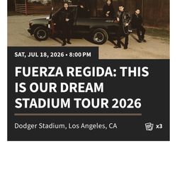 Fuerza Regida Live at Dodger Stadium