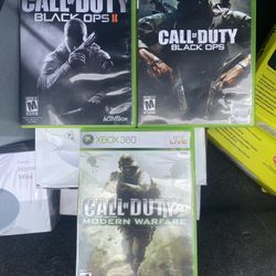 Call Of Duty Blacks Ops 1 And 2 And Modern Warfare 