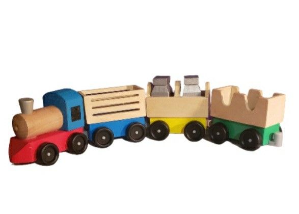 Melissa and Doug wooden toy train