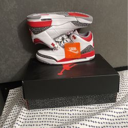 Jordan 3s “Fire Red” Brand New 
