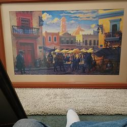 Spanish Water Color Print