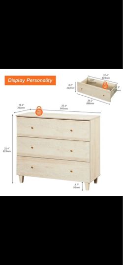 3 draw dresser