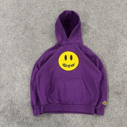 Purple drew house heavyweight hoodie men’s Size S