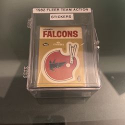 1982 Fleer Team Action Stickers 
