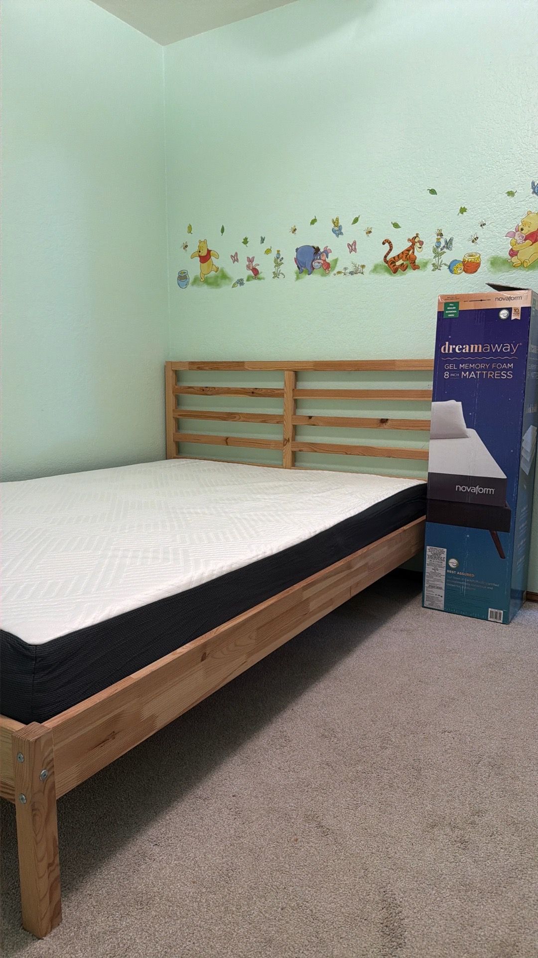 Full size Bed frame and Matress