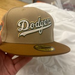 Dodgers Tan 714 Fitted