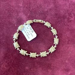 10KT Turtle Bracelet 