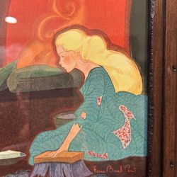 Cinderella Lithograph From 1931 Cinderella Storybook