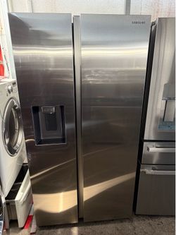 Samsung side by side stainless steel refrigerator