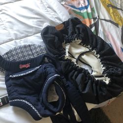 Two Baby Carrier And 1 Waterproof Stroller Cover 