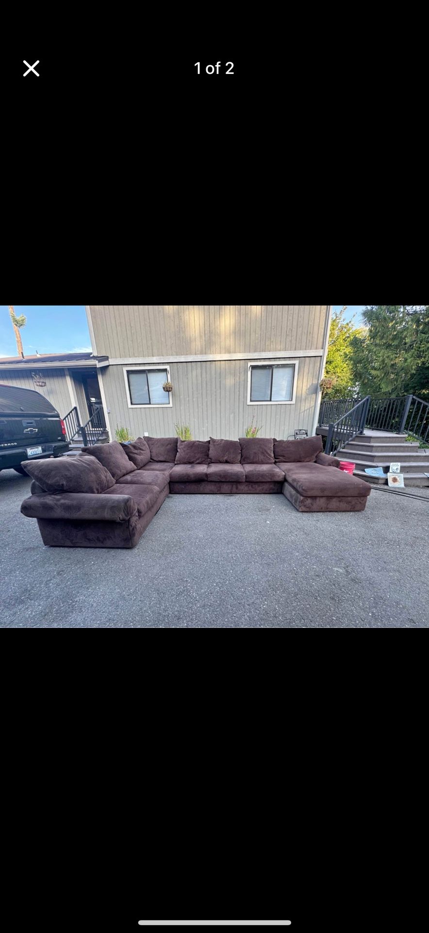Brown Sectional Couch