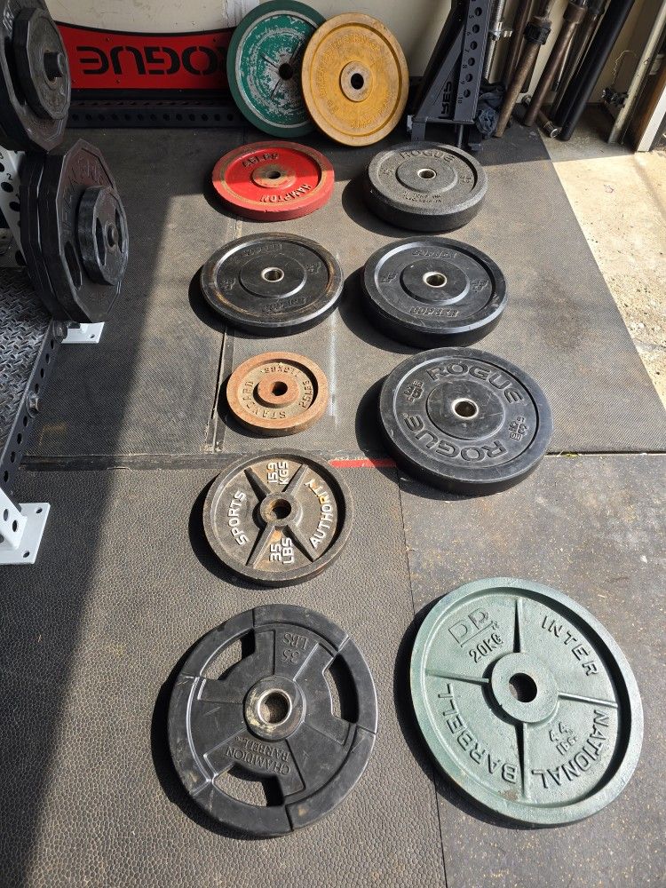 Olympic Weights.  All Singles No Pairs