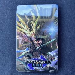 Monster Hunter Rise Custom Made Steelbook Case Only For Nintendo Switch 