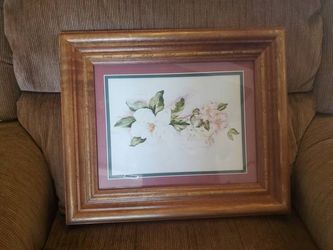 Floral Wall Art-White Flowers  