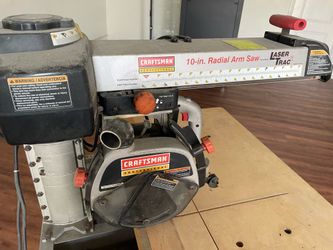 Craftsman professional radial arm saw with dolly