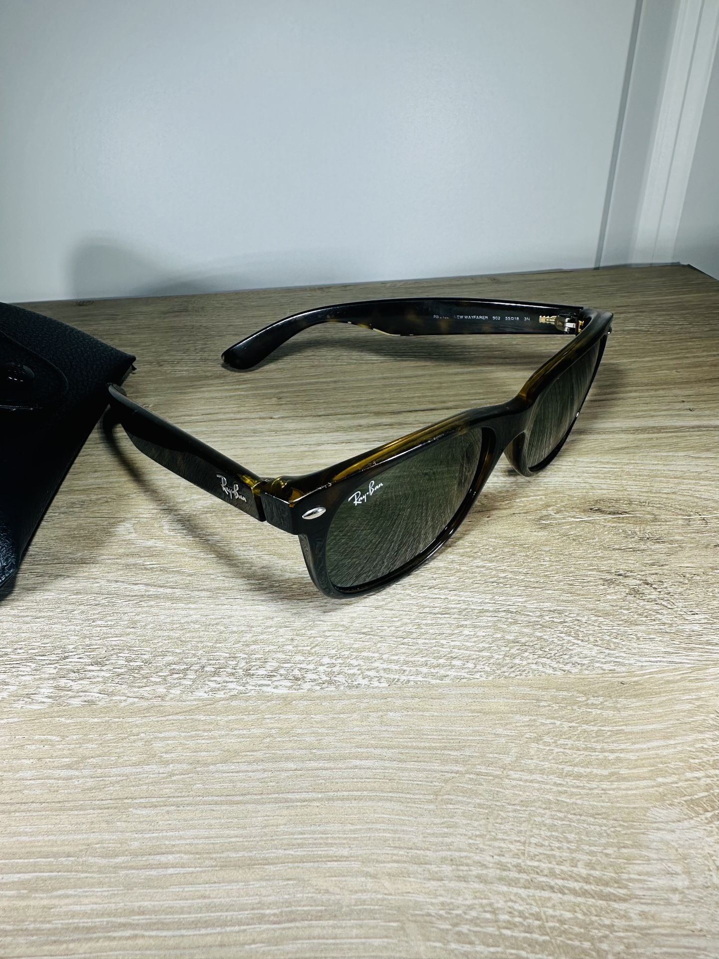 Ray-Ban New Wayfarer Tortoise 55mm Sunglasses