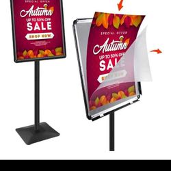 Pedestal Sign Holder New
