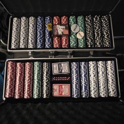 Poker sets (2 available - 1 open, 1 sealed) 