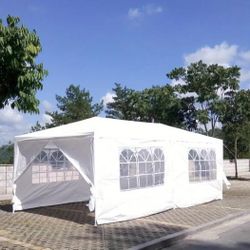 10x20 Canopy Tent with 6 Sidewalls, Waterproof Commercial Canopy Outdoor Instant Gazebo UV
