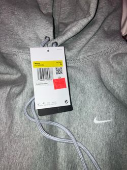 nike gray hoodie size s