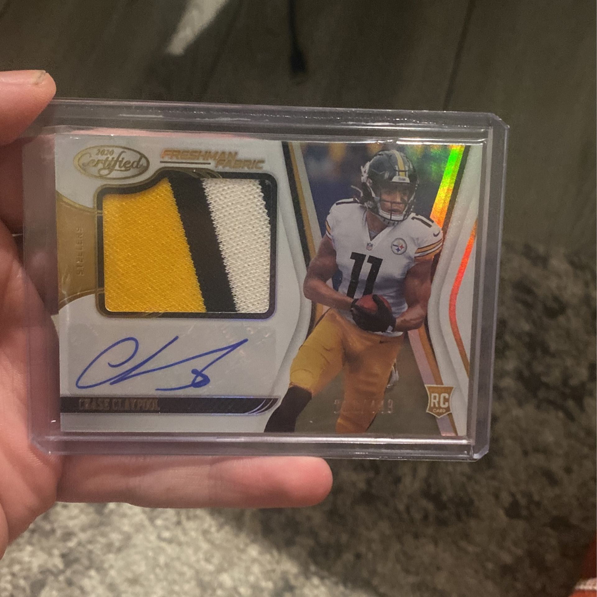 Chase Claypool Rookie Patch Auto Numbered