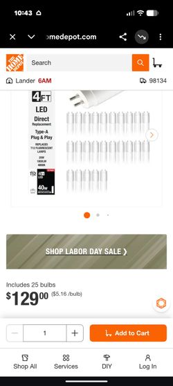 LED shop lights