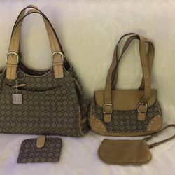 Vintage Nine West Handbag Set