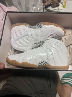 Nike foamposite sz6 white Gucci