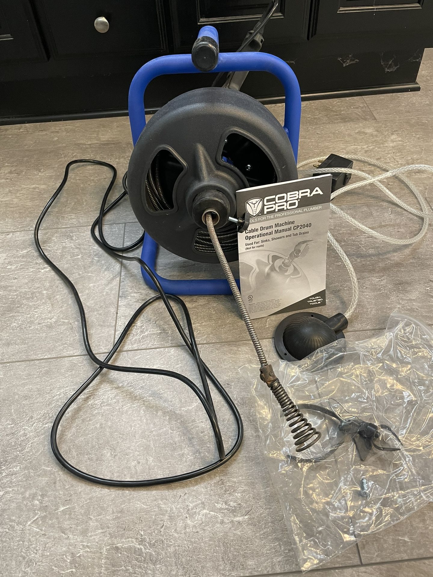 Cobra Pro CP 2040 Drain Cleaning Machine for Sale in El Cajon, CA OfferUp