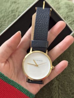 THE HORSE watch – gold tone & white dial – needs battery