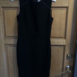 Max Mara Wool Sheath Dress Size 4 Knit Sleeveless Career