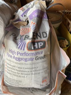 Pewter Gray bag of grout