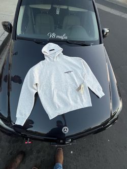 Essentials fear of god hoodie large