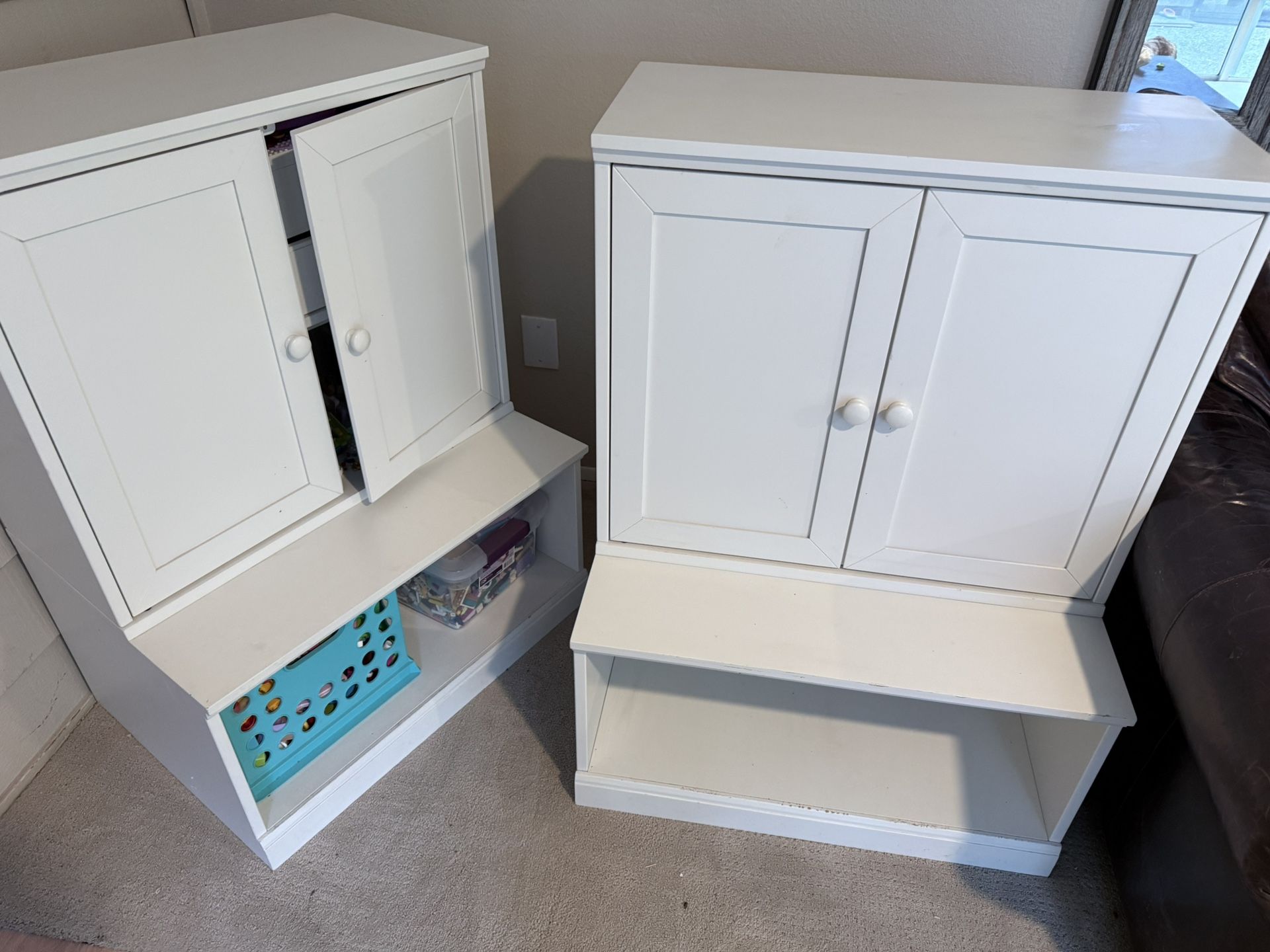 Pottery Barn Cameron Wall Organizer Playroom Storage Set 2