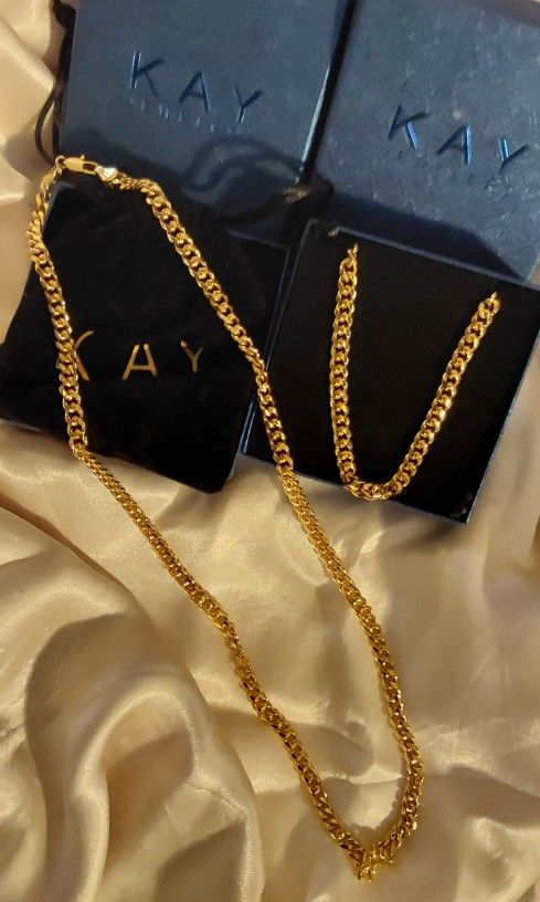 14k Gold Overlay 20in Chain
