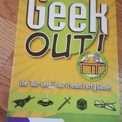 Geek Out Game. Ages 10+