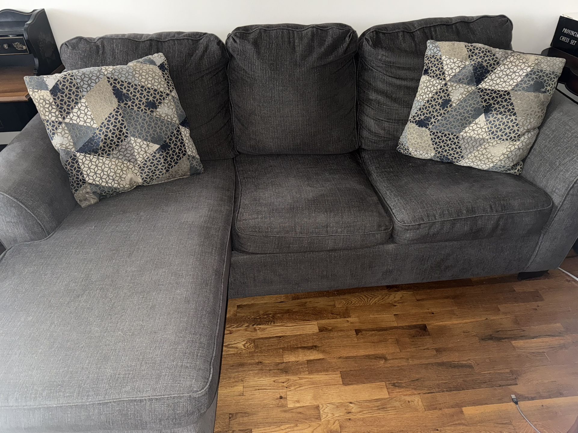 Gray Queen Size Sleeper Sofa